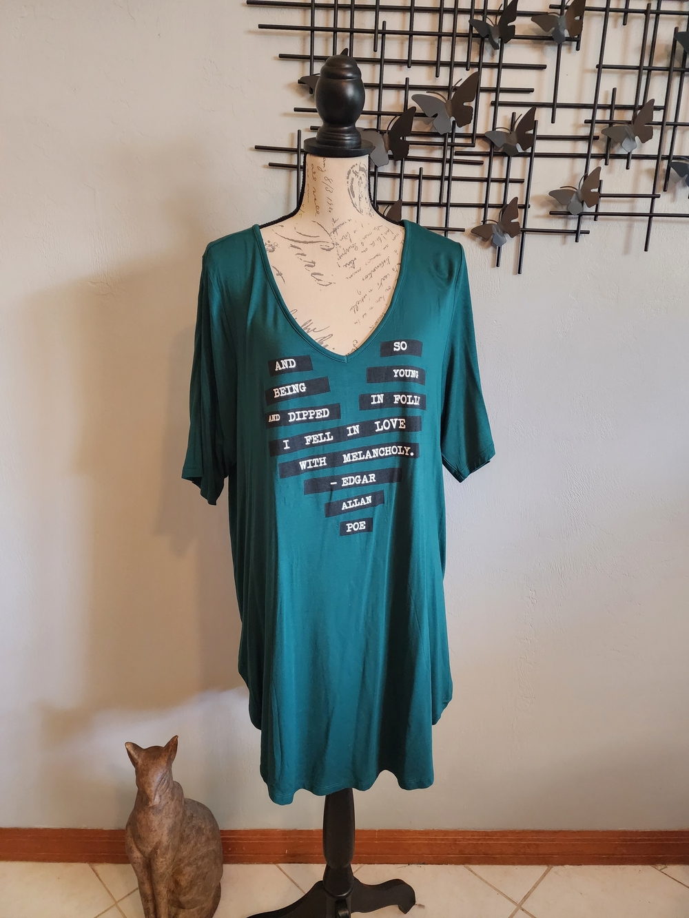 Torrid Edgar Allen Poe Super Soft Knit Top